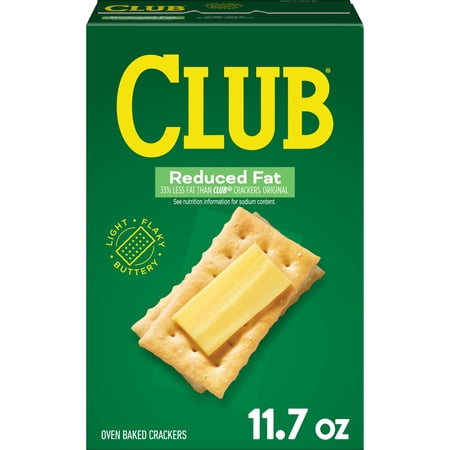Club Reduced Fat Crackers, Lunch Snacks, 11.7 oz