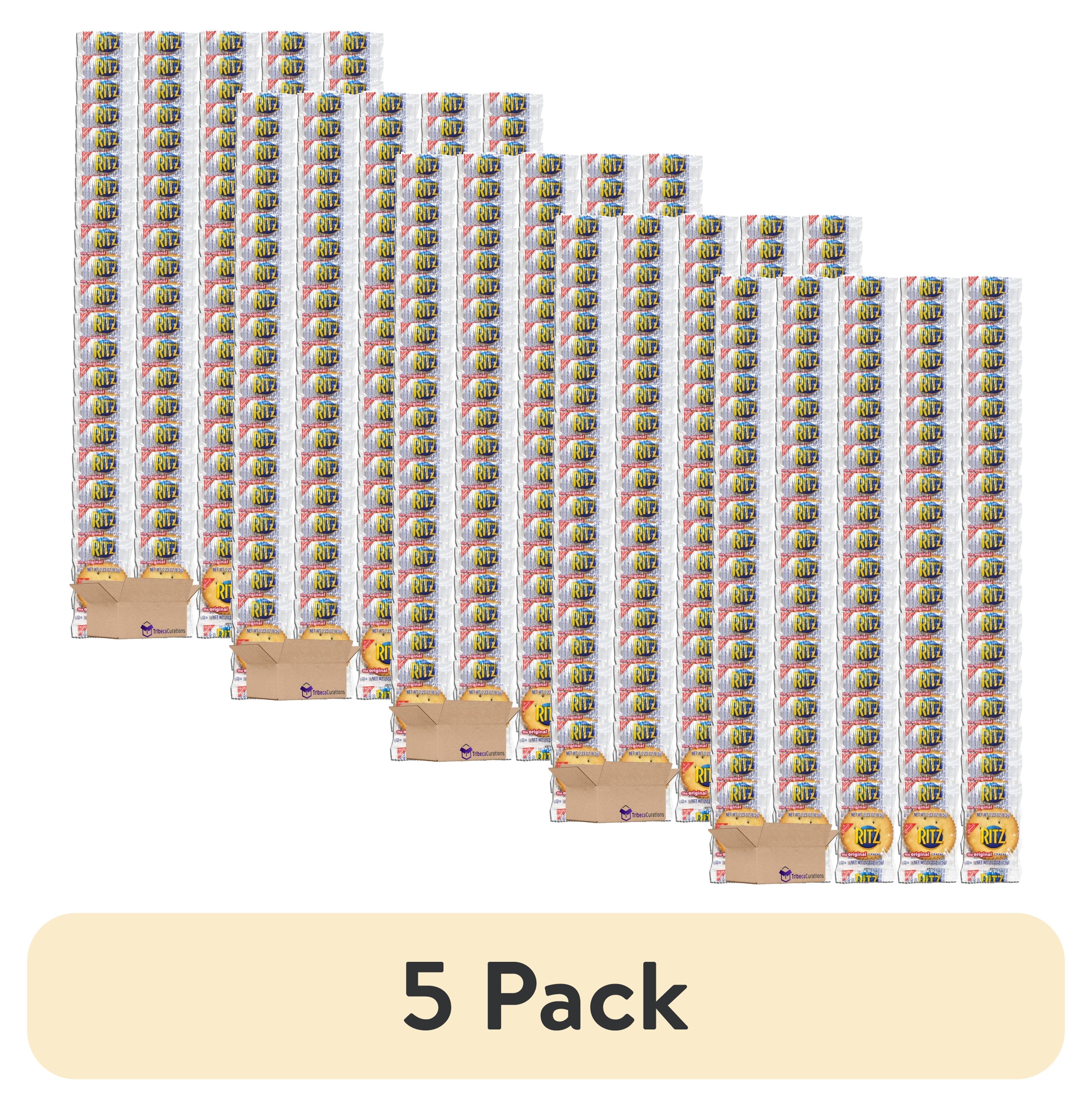 (5 pack) Club & Ritz Cracker Individually Wrapped Combo Pack Bundled
