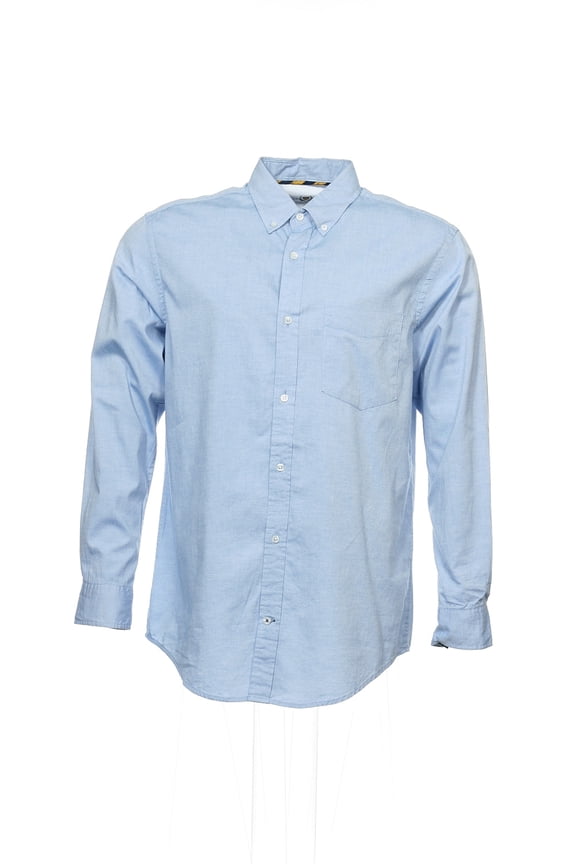 Blue Heather Button Down Shirt Sport , Size Medium