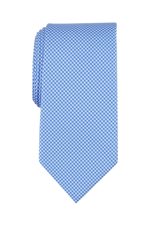 Mens Tie Necktie One Size Blue Argyle/Diamond