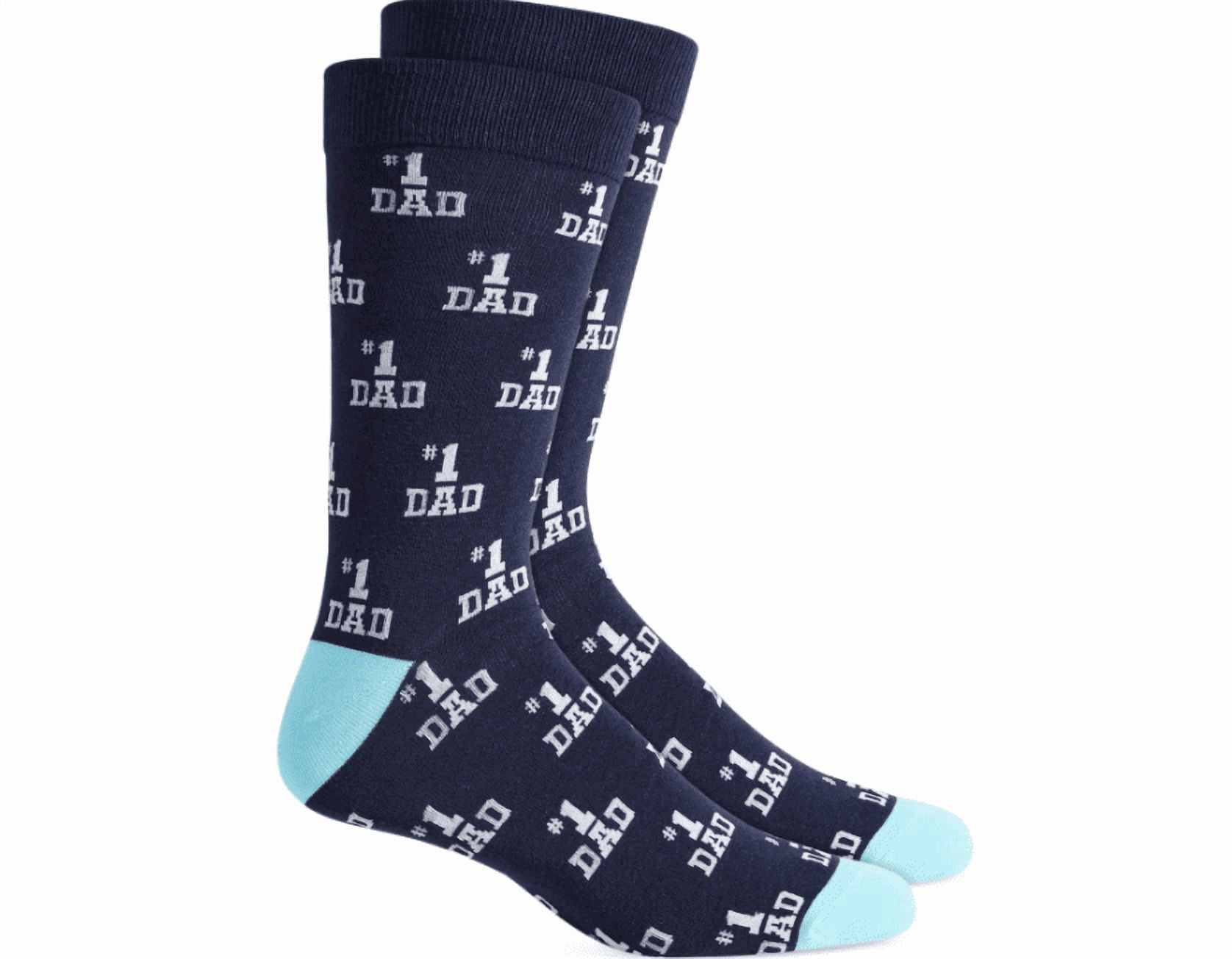 Club Room Men's #1 Dad Crew Socks