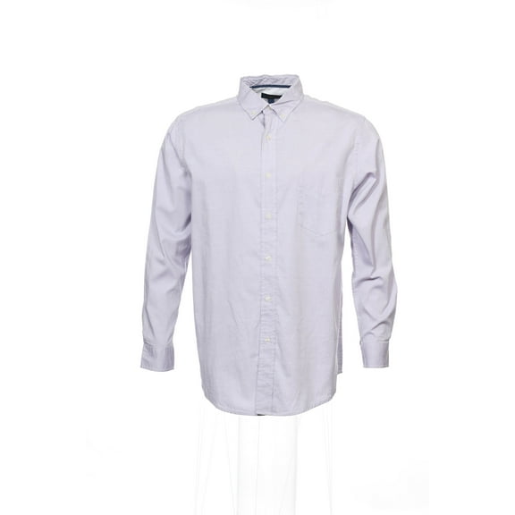 Club Room Men's Button Down Shirt Sport (Large, Soft Mauve)