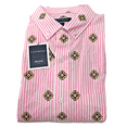 thumbnail image 1 of Club Room Mens Crest Print Shirt Pink Sky L, 1 of 3