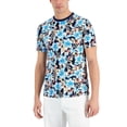 thumbnail image 1 of Club Room Men's Floral Graphic T-Shirt Blue Size Small, 1 of 3