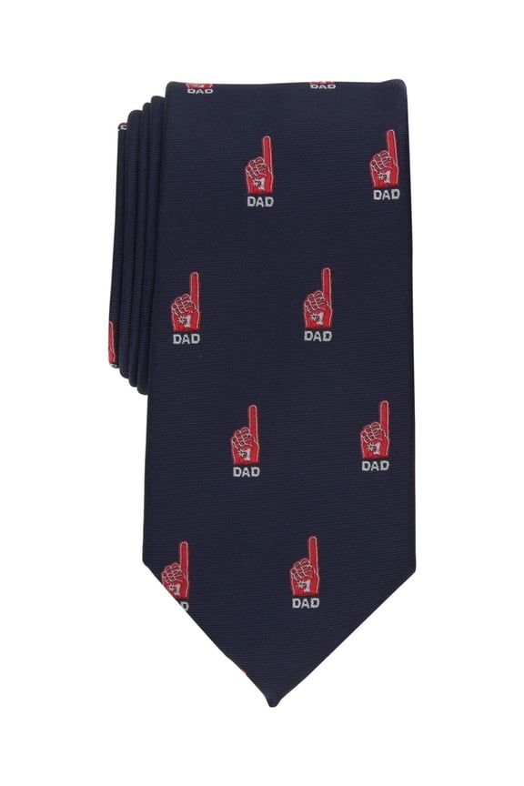 Men's Necktie Classic 1 Dad Tie Navy Blue OS