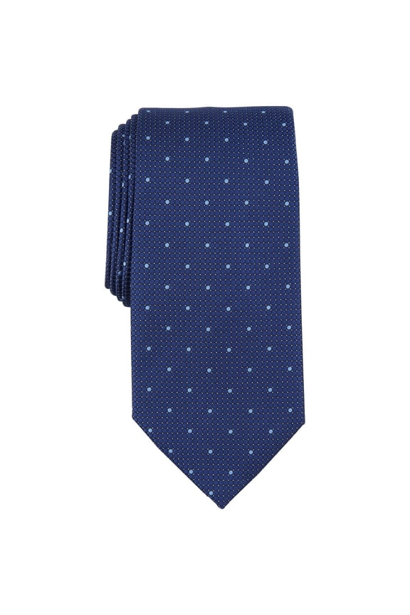 Men's Necktie Florence Dot Navy Blue