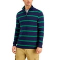 thumbnail image 1 of Club Room Men’s Pop Striped Pullover, Navy/L, 1 of 3