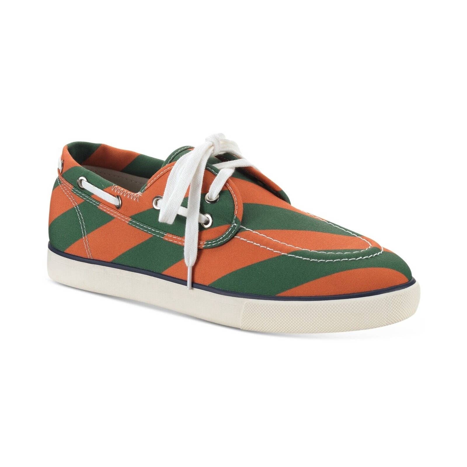 Club Room Men\'s Plaid Boat Shoes NIB Size 11.5 Slim Boat Shoe Navy multi | Sperry main image 3