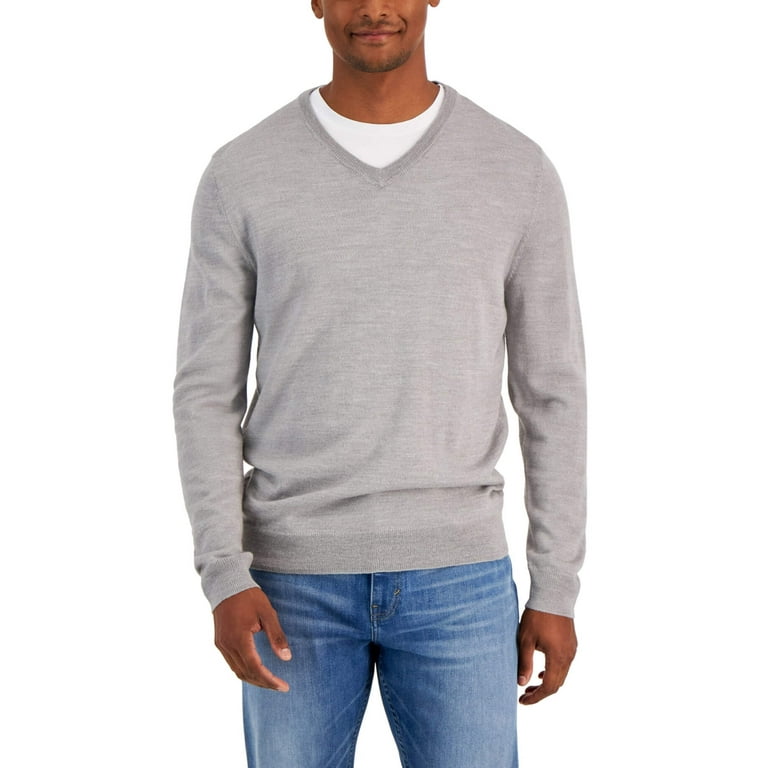 Medium Style Solid V-Neck Knitting Sweaters Medium Style Solid V-Neck Knitting Sweaters
