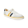 thumbnail image 1 of CLUBROOM Mens Yellow Striped Cushioned Noah Round Toe Platform Lace-Up Sneakers Shoes 8 M, 1 of 2