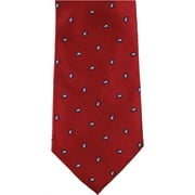 Club Room Men’s Woolsey Pine Classic Paisley Silk Tie (Red) One Size B4HP