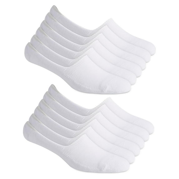 Club Room Men's No Show 12 pack Socks White Size 10-13