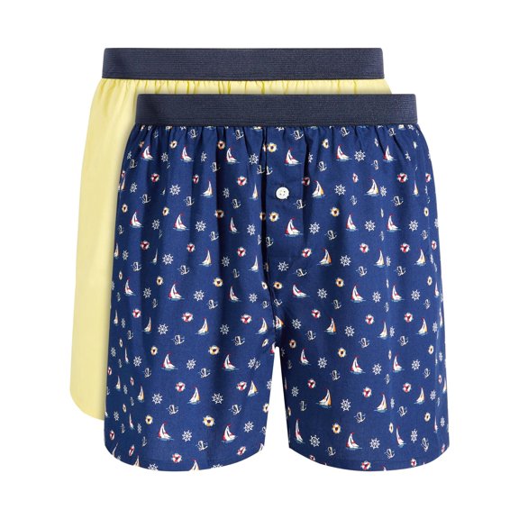 Club Room Mens 2 Pack Sailboat Boxers