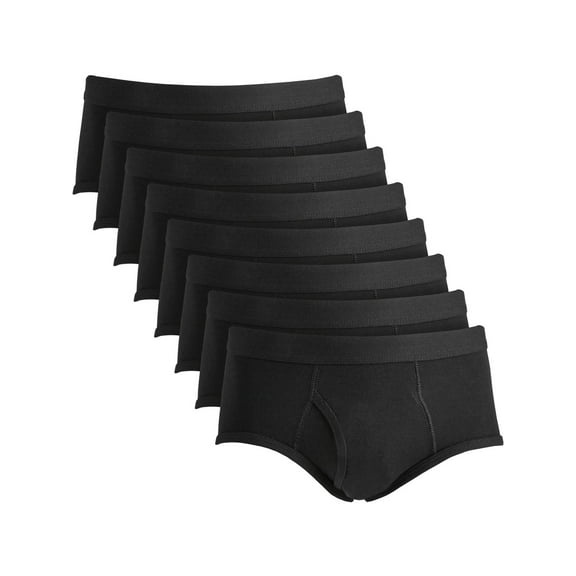 Club Room Men's Briefs 8 Pack Black Size X-Large