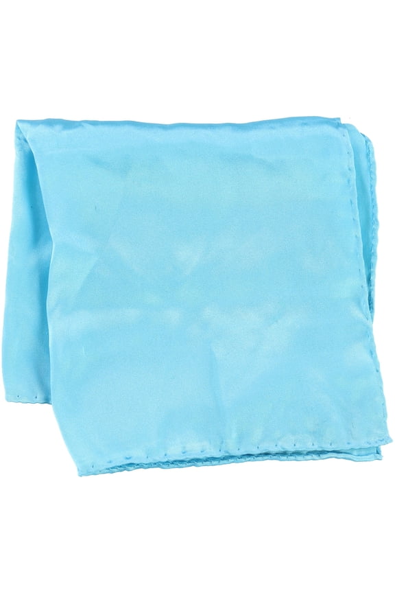 Mens Basic Pocket Square, Blue, One Size
