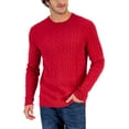 thumbnail image 1 of Club Room Mens Cable-Knit Crewneck Sweater, 1 of 2