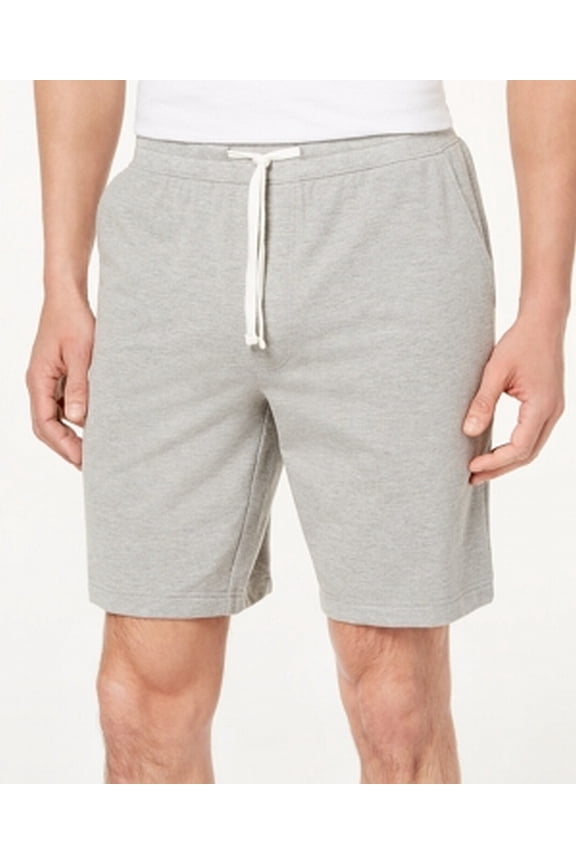 Mens Classic Fit Knit Drawstring 8.5 Shorts Soft Grey Heather XL
