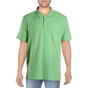 Club Room Mens Classic Fit Performance Polo Shirt Green S