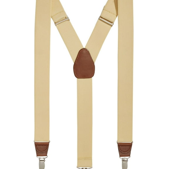 Club Room Mens Clip Medium Suspenders, Yellow, One Size