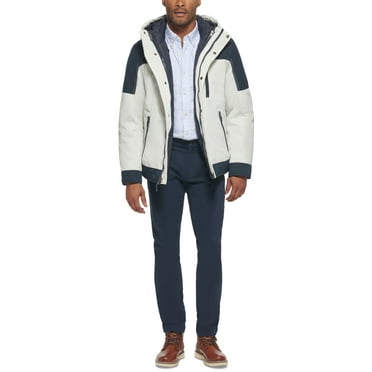 Club Room Mens Colorblock Cold Weather Down Coat