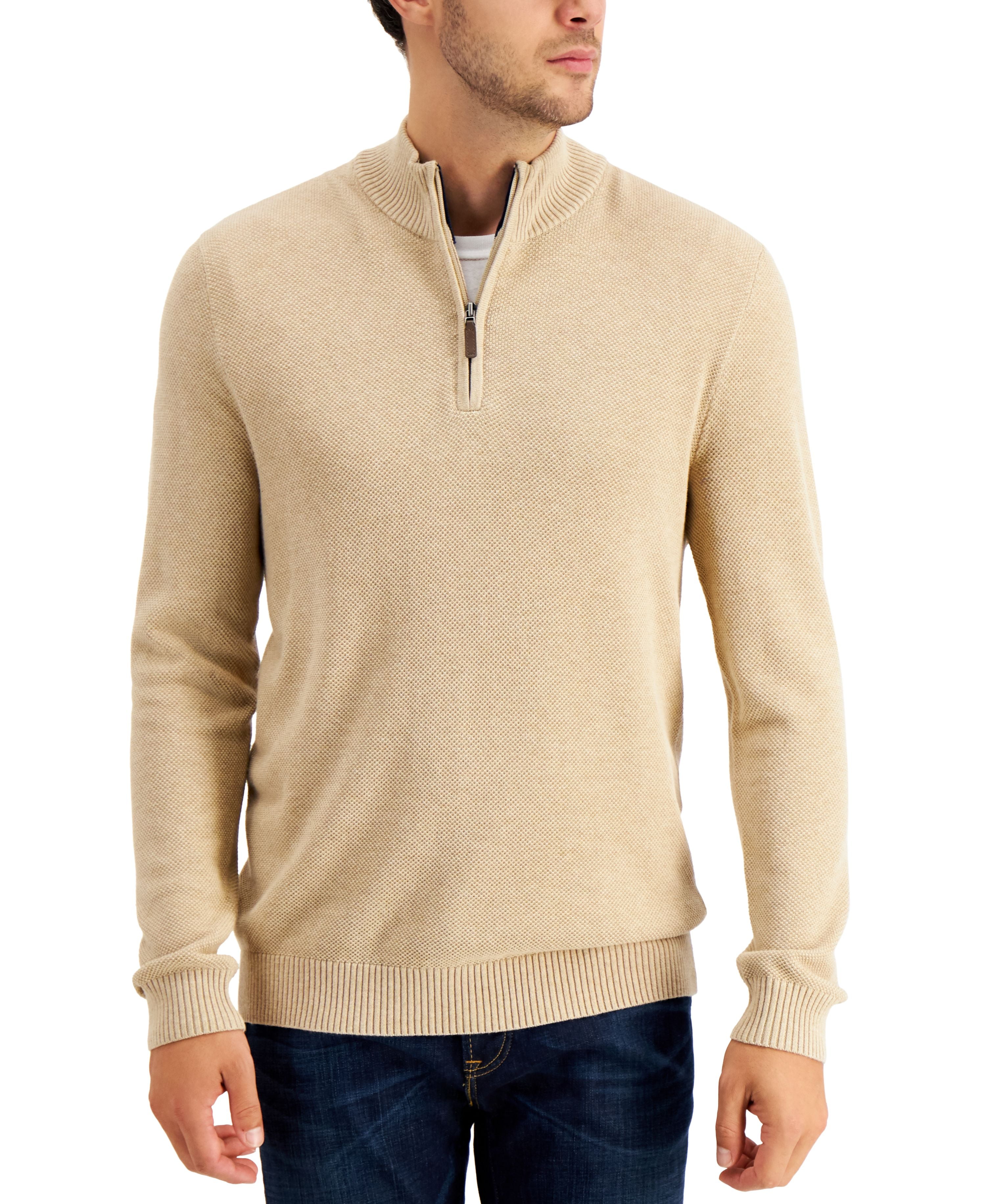 thehotellobbyarchives Samuel スウェット Samuel Zelig St. Denis Hotel 1/4 Zip | Vintage Blue | Canoe Club