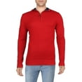 thumbnail image 1 of Club Room Mens Cotton 1/4 Zip Pullover Sweater, 1 of 3