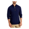thumbnail image 1 of Club Room Mens Cotton 1/4-Zip Pullover Sweater, 1 of 1