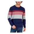 thumbnail image 1 of Club Room Mens Cotton Striped Crewneck Sweater, 1 of 3