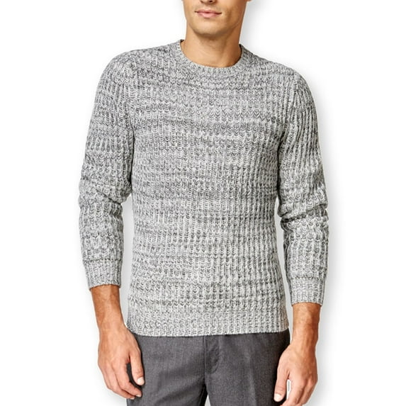 Club Room Mens Crewneck Pullover Sweater, Grey, Big & Tall, X-Large