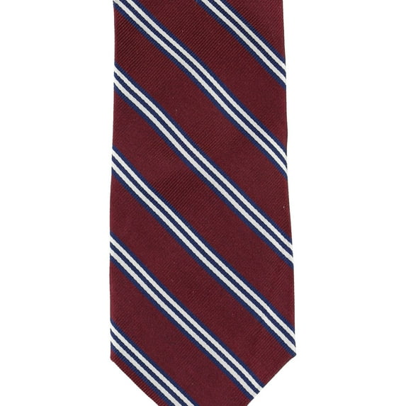 Club Room Mens Double Self-tied Necktie, Red, One Size