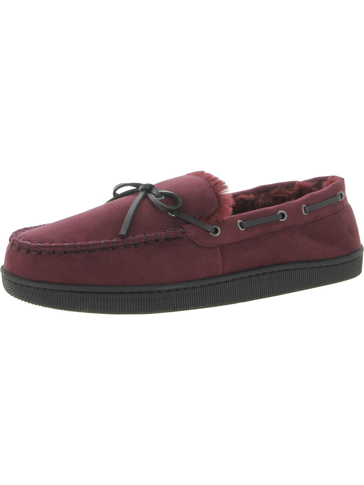 mens suede moccasin slippers