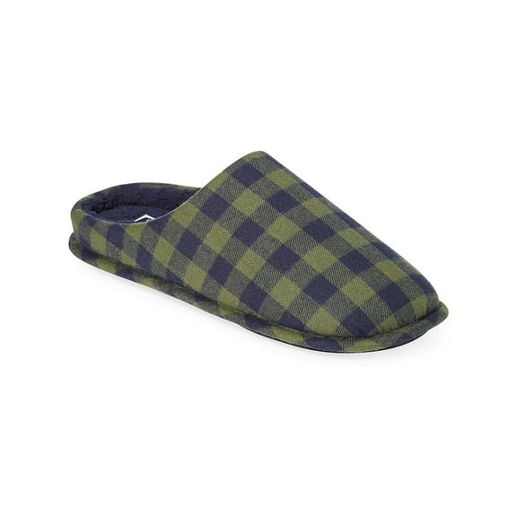 Club Room Mens Flannel Comfort Slide Slippers