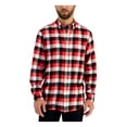 thumbnail image 1 of Club Room Mens Flannel Cotton Button-Down Shirt, 1 of 1