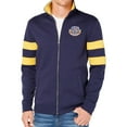 thumbnail image 1 of Club Room Mens Fleece Varsity Jacket, Blue, XX-Large, 1 of 1
