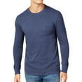 thumbnail image 1 of Club Room Mens Garment-Dyed Basic T-Shirt, Blue, Small, 1 of 1