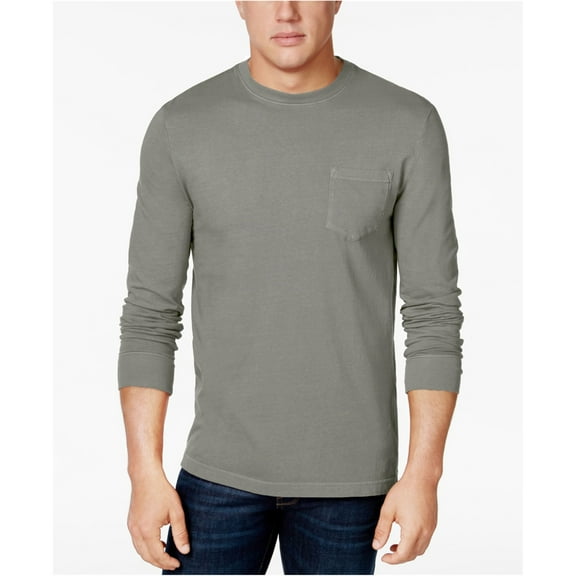 Club Room Men's Garment-Dyed Basic T-Shirt Grey Size 3 Extra Large