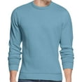 thumbnail image 1 of Club Room Mens Heather Cotton Crew Neck Sweater (4XLarge Tall, Parisian Blue), 1 of 5