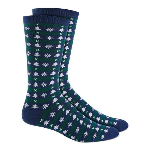 Club Room Mens Holiday Stretch Crew Socks