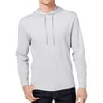 thumbnail image 1 of Club Room Mens Hooded Basic T-Shirt, Grey, Small, 1 of 1