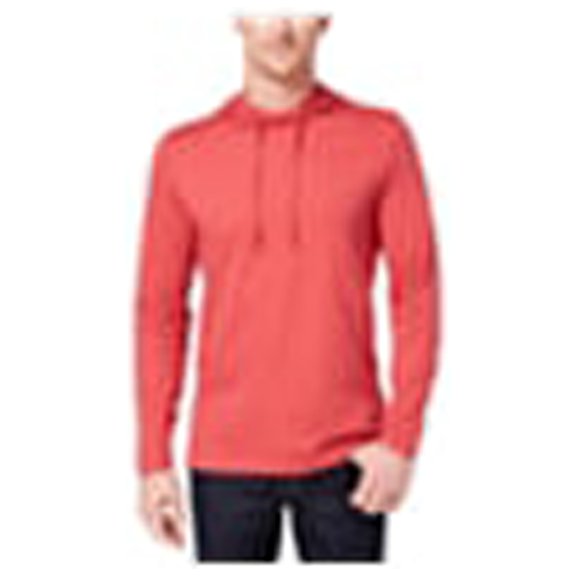 Club Room Mens Hooded Basic T-Shirt, Red, Small
