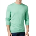 thumbnail image 1 of Club Room Mens Jersey Pullover Sweater, Green, Large, 1 of 2