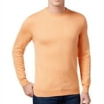 thumbnail image 1 of Club Room Mens Jersey Pullover Sweater, Orange, Large, 1 of 2
