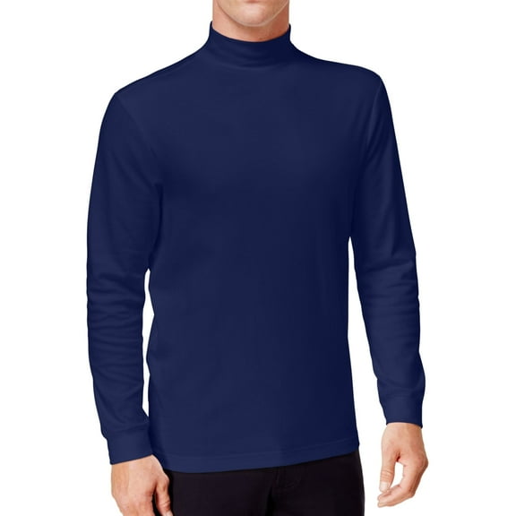 Club Room Mens LS Basic T-Shirt, Blue, XXX-Large