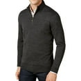 thumbnail image 1 of Club Room Mens LS Knit Pullover Sweater, Grey, Small, 1 of 2