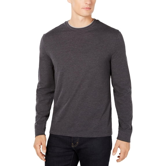 Club Room Mens Layered Look Crewneck T-Shirt