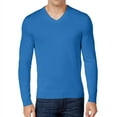 thumbnail image 1 of Club Room Mens Merino Blend Pullover Sweater, Blue, Big & Tall, 3XLT, 1 of 1