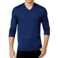 thumbnail image 1 of Club Room Mens Merino Blend Pullover Sweater, Blue, XXX-Large, 1 of 2