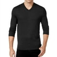 thumbnail image 1 of Club Room Mens Merino Blend Pullover Sweater, Grey, Small, 1 of 2