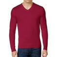 thumbnail image 1 of Club Room Mens Merino Blend Pullover Sweater, Red, XXX-Large, 1 of 2