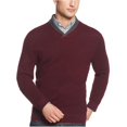 thumbnail image 1 of Club Room Mens Merino Double Shawl Sweater, Red, 3XLT, 1 of 1